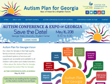 Tablet Screenshot of ga-autismplan.com